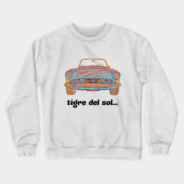 Tigre del Sol Crewneck Sweatshirt by amigaboy